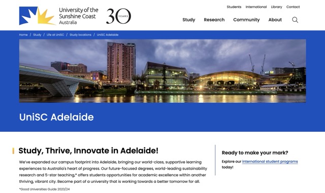 UniSC Adelaide